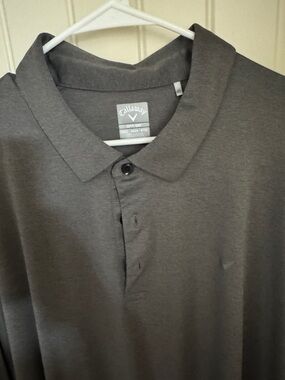 Callaway Men's Charcoal Gray Performance Polo